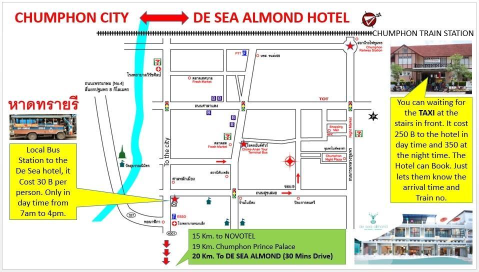 De Sea Almond Hotel Chumphon Exterior photo